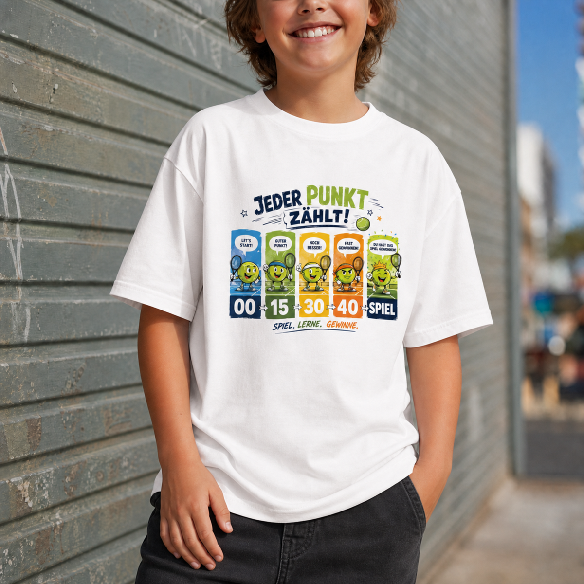 Jeder Punkt zählt Kinder-Shirt von Court Vibes