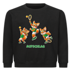 Yuki Aufschlag auf Kinder-Sweatshirt, Farbe schwarz