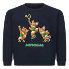 Yuki Aufschlag auf Kinder-Sweatshirt, Farbe marineblau