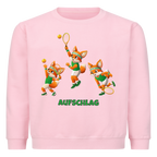 Yuki Aufschlag auf Kinder-Sweatshirt, Farbe rosa