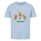 Yuki Aufschlag auf Kinder-Shirt, Farbe himmelblau