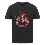 Yuna Aufschlag auf Kinder-Shirt, Farbe schwarz