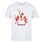 Yuna Aufschlag auf Kinder-Shirt, Farbe weiß