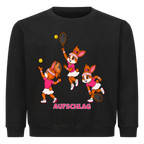 Yuna Aufschlag auf Kinder-Sweatshirt, Farbe schwarz