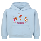 Yuna Aufschlag auf Kinder-Hoodie, Farbe babyblau