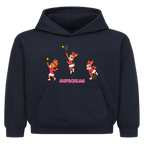 Yuna Aufschlag auf Kinder-Hoodie, Farbe marineblau