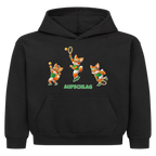 Yuki Aufschlag auf Kinder-Hoodie, Farbe schwarz
