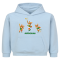 Yuki Aufschlag auf Kinder-Hoodie, Farbe babyblau