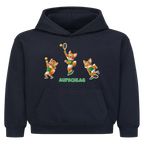 Yuki Aufschlag auf Kinder-Hoodie, Farbe marineblau