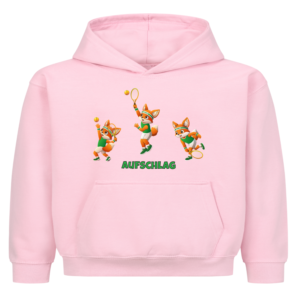 Yuki Aufschlag auf Kinder-Hoodie, Farbe rosa