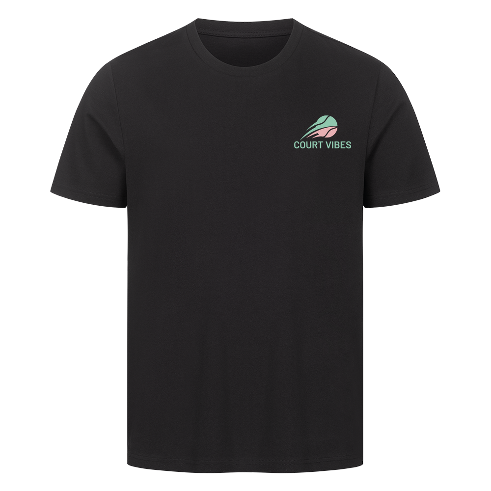Der Klimawandel des Sportdrinks auf T-Shirt, Farbe schwarz