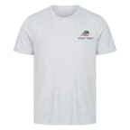 Der Klimawandel des Sportdrinks auf T-Shirt, Farbe grau meliert