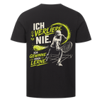 Ich verliere nie auf T-Shirt, Farbe schwarz