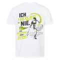 Ich verliere nie auf T-Shirt, Farbe weiß