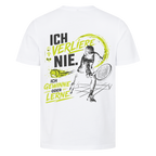 Ich verliere nie auf T-Shirt, Farbe weiß