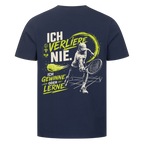 Ich verliere nie auf T-Shirt, Farbe marineblau