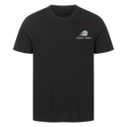 Ich wohne jetzt hier auf T-Shirt, Farbe schwarz