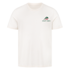 Ich wohne jetzt hier auf T-Shirt, Farbe naturweiß