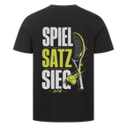 Spiel Satz Sieg Sprint auf T-Shirt, Farbe schwarz