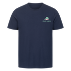 Spiel Satz Sieg Sprint auf T-Shirt, Farbe marineblau