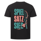 Spiel Satz Sieg Rally auf T-Shirt, Farbe schwarz