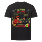 Tennis Parents Meeting auf T-Shirt, Farbe schwarz