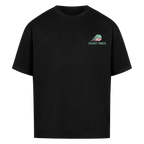 Tennis Parents Meeting auf Oversized Shirt, Farbe schwarz
