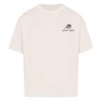 Tennis Parents Meeting auf Oversized Shirt, Farbe naturweiß