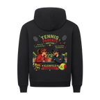 Tennis Parents Meeting auf Hoodie, Farbe schwarz