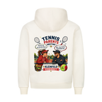 Tennis Parents Meeting auf Hoodie, Farbe beige