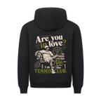 Tennis Club Boy auf Hoodie, Farbe schwarz