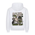 Tennis Club Boy auf Hoodie, Farbe weiß