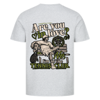 Tennis Club Boy auf T-Shirt, Farbe grau meliert