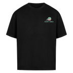 Aufgeben ist keine Option auf Oversized Shirt, Farbe schwarz