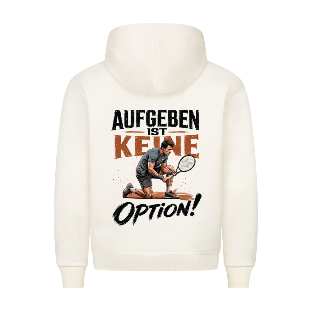Aufgeben ist keine Option auf Hoodie, Farbe beige
