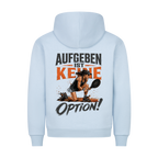 Aufgeben ist keine Option auf Hoodie, Farbe babyblau