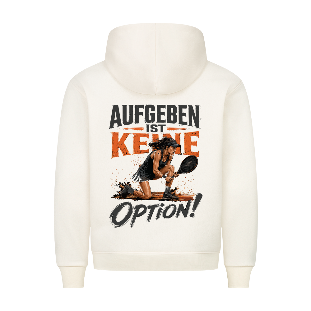 Aufgeben ist keine Option auf Hoodie, Farbe beige