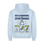 Der Klimawandel des Sportdrinks auf Hoodie, Farbe babyblau