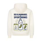 Der Klimawandel des Sportdrinks auf Hoodie, Farbe beige