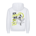 Ich verliere nie auf Hoodie, Farbe weiß