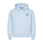 Ich verliere nie auf Hoodie, Farbe babyblau