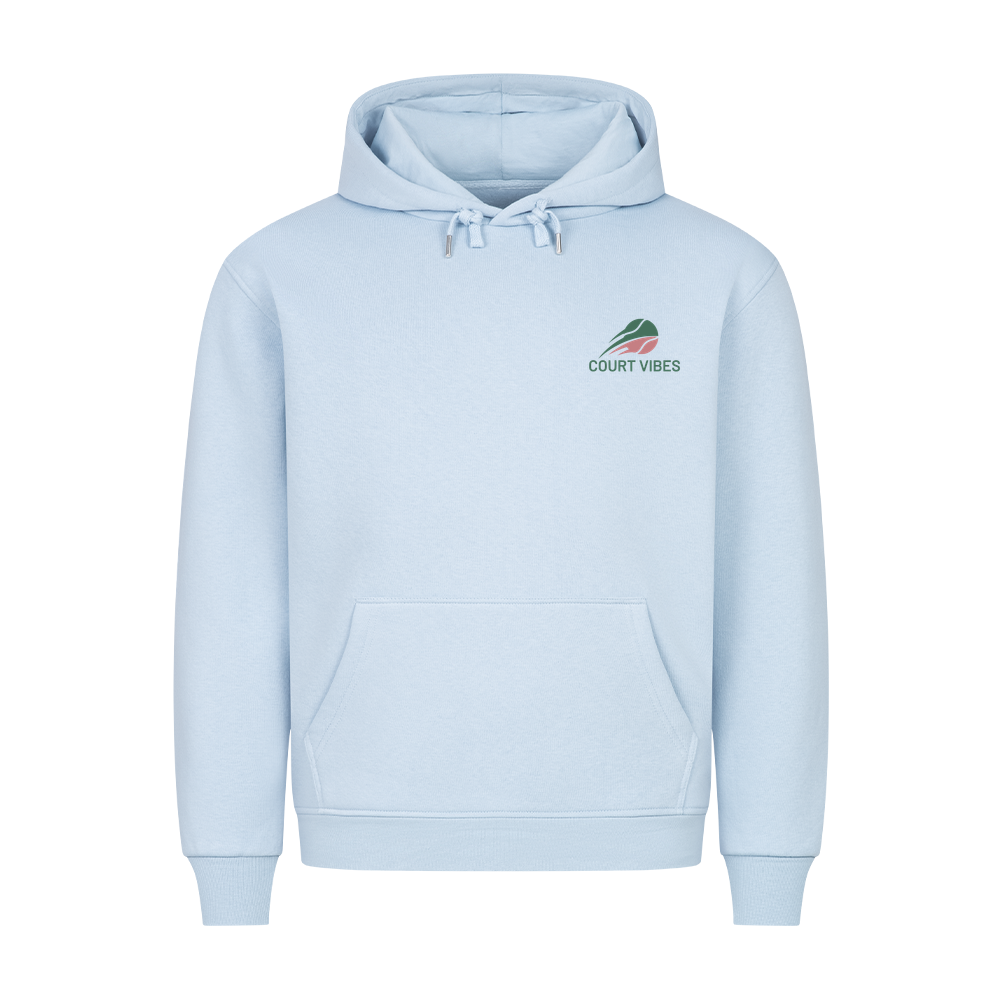 Ich verliere nie auf Hoodie, Farbe babyblau