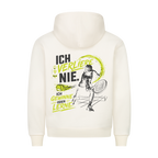 Ich verliere nie auf Hoodie, Farbe beige