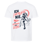 Ich verliere nie auf T-Shirt, Farbe weiß