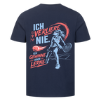 Ich verliere nie auf T-Shirt, Farbe marineblau
