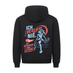 Ich verliere nie auf Hoodie, Farbe schwarz