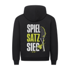 Spiel Satz Sieg Sprint auf Hoodie, Farbe schwarz