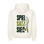 Spiel Satz Sieg Sprint auf Hoodie, Farbe beige