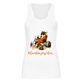 Ich wohne jetzt hier auf Tanktop, Farbe weiß