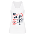 Ich verliere nie auf Tanktop, Farbe weiß